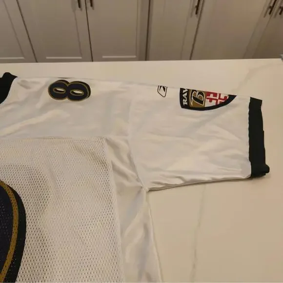 VTG REEBOK NFL EQUIPMENT Baltimore Ravens Clayton #89 JERSEY SIZE 2 XL - Picture 6 of 14